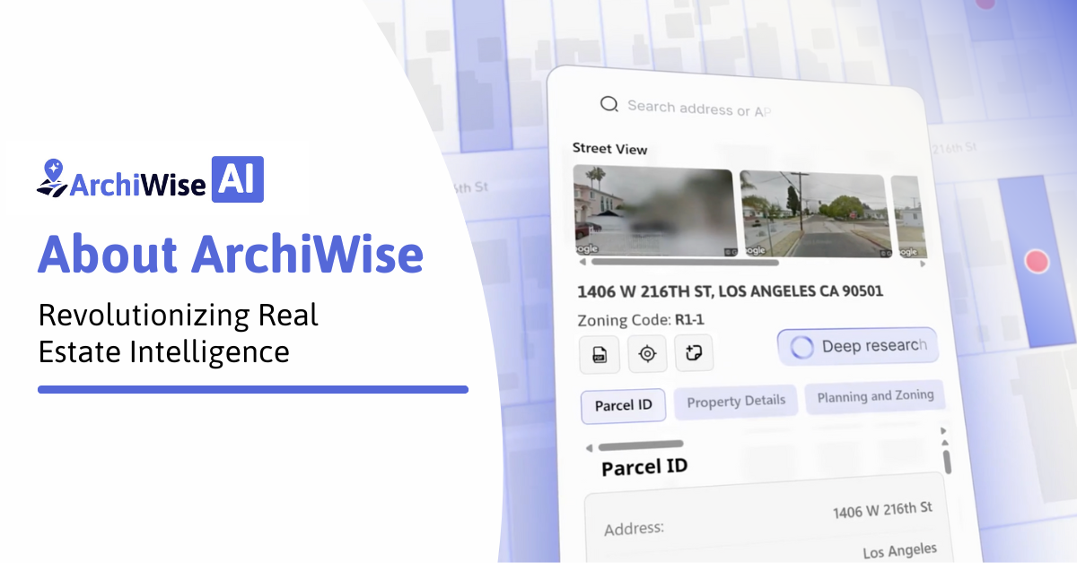 About ArchiWise: Revolutionizing Real Estate Intelligence